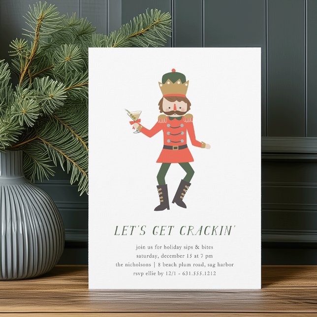 Nutcracker Holiday Cocktail Party Invitation (Creator Uploaded)