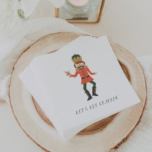Nutcracker Holiday Cocktail Party Napkin