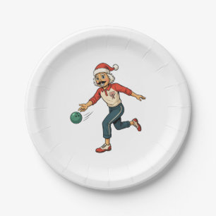 Nutcracker Holiday Game Thrower Casual Christmas Paper Plate