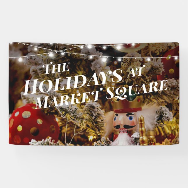 Nutcracker Holiday Photo Banner (Horizontal)