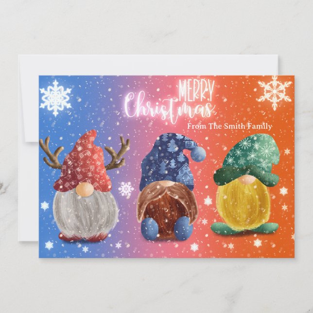 Nutcracker Holiday Photo Card (Front)