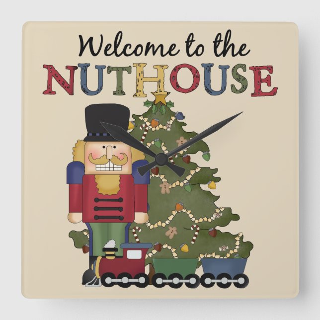 Nutcracker Holiday Wall clock (Front)