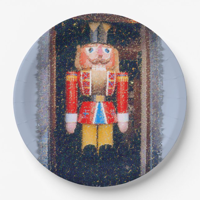 "NUTCRACKER" HOLILDAY PARTY PAPER PLATES (Front)