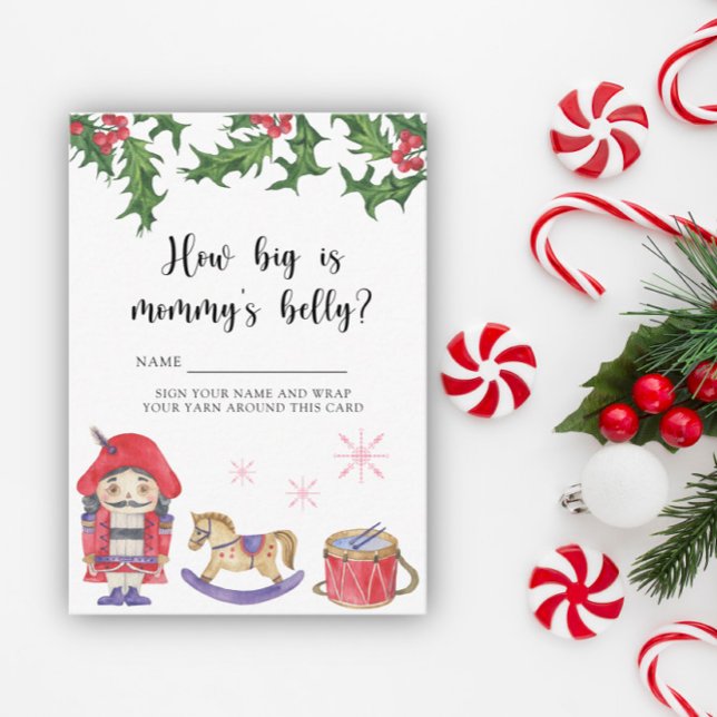 Nutcracker - How big is mummy's belly Enclosure Card (Creator Uploaded)