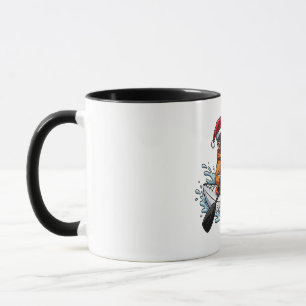 Nutcracker Kayaker Water Sports Holiday Adventure Mug