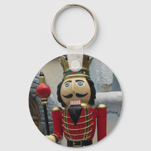 Nutcracker King Guard Christmas Key Ring