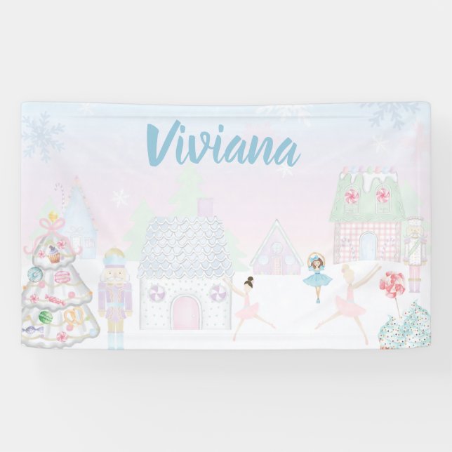 Nutcracker Land of Sweets Banner (Horizontal)