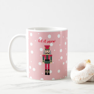 Nutcracker Let it Snow Christmas Coffee Mug