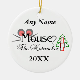 Nutcracker Mouse Ceramic Tree Decoration