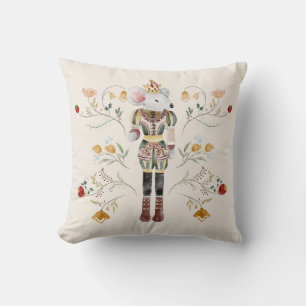 Nutcracker Mouse Throw Pillow