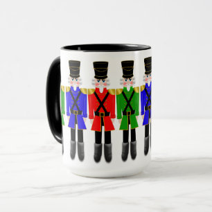 Nutcracker Mug with Line-up of Soldiers in Colours