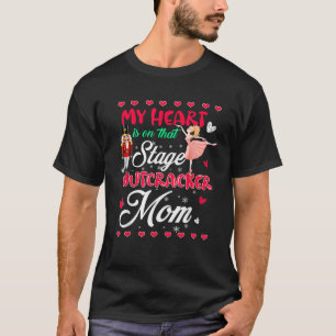 Nutcracker Mum Love Ballet Dance Mum Christmas Gif T-Shirt