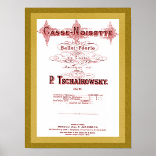 Nutcracker Music Cover Page Print