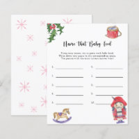 Nutcracker - Name that baby food shower game