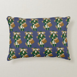 Nutcracker Navy Blue Rectangular Cushion