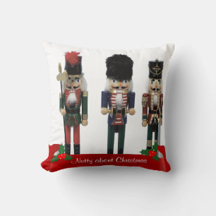 Nutcracker “Nutty about Christmas” Cushion