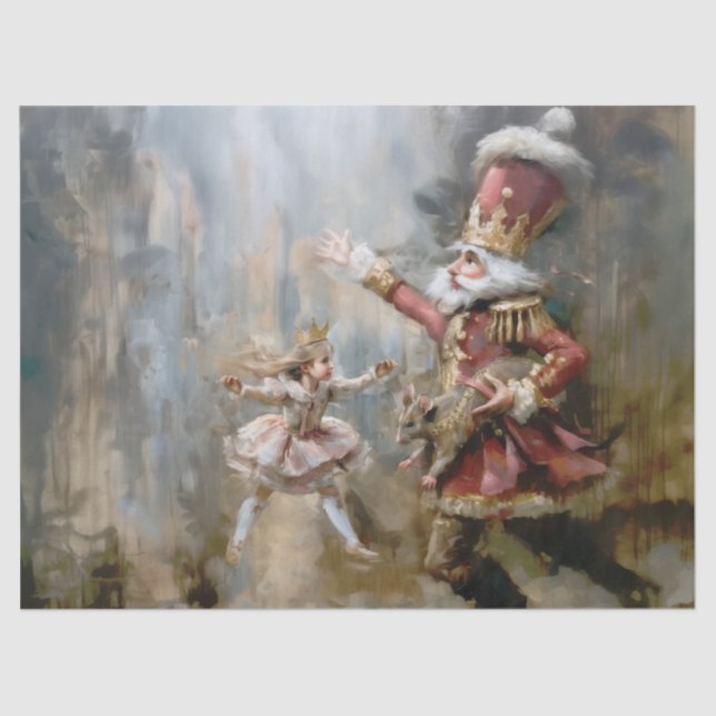 Nutcracker - Oil Painting Style Tissue Paper (Front)