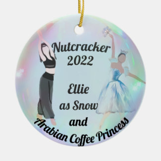 Nutcracker Ornament-Arabian and Snow Ceramic Orna Ornament
