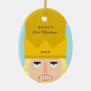 Nutcracker Ornament Baby's First Christmas