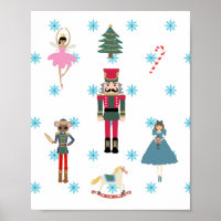 Nutcracker Painting Ballet Poster