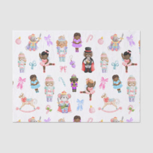 Nutcracker Pattern Christmas Tissue Paper