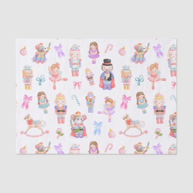 Nutcracker Pattern Tissue Paper (Front)