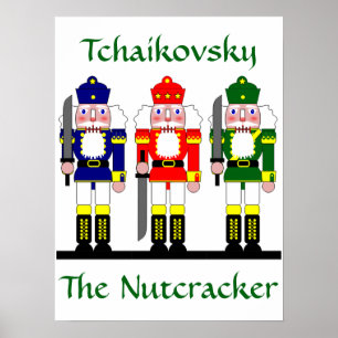 Nutcracker Personalised Christmas Ballet Gift Poster