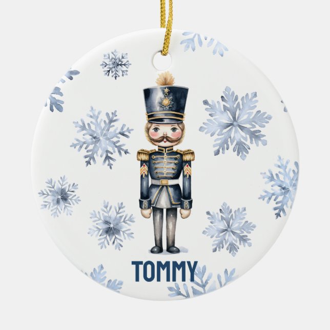 Nutcracker Personalised Tree Ornament (Front)