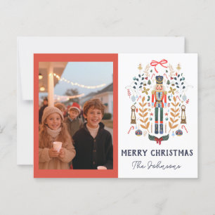 Nutcracker Photo Christmas Holiday Card