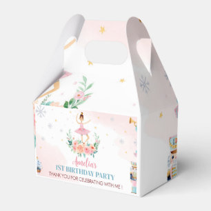Nutcracker Pink  Birthday Party Favour Box
