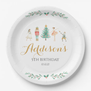 Nutcracker Plates,  Sugar Plum Fairy Plates