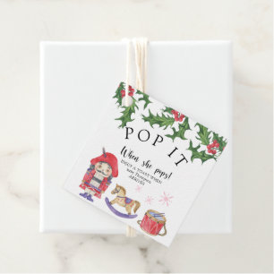 Nutcracker - Pop it! Favour Tags