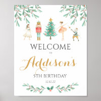 Nutcracker Poster, Nutcracker welcome sign