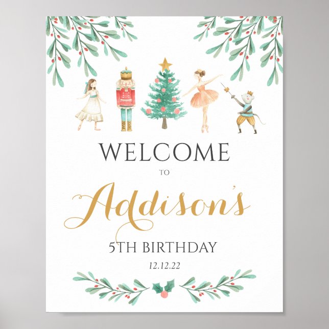 Nutcracker Poster, Nutcracker welcome sign (Front)