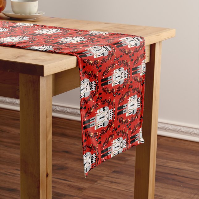 Nutcracker Prince Christmas Short Table Runner (In Situ)