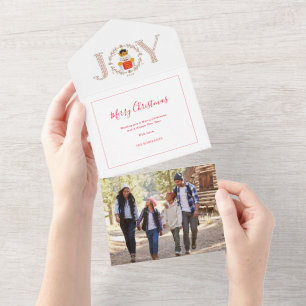 Nutcracker Prince Holiday Photo All In One Invitation