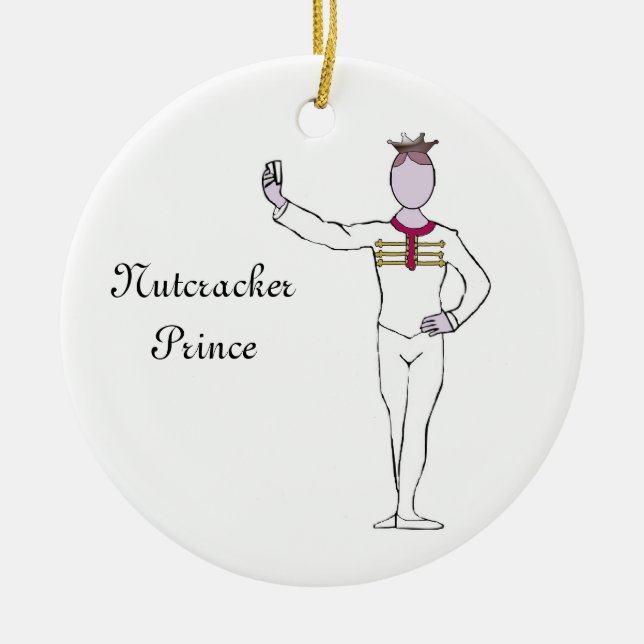 Nutcracker Prince Keepsake Ornament (Front)