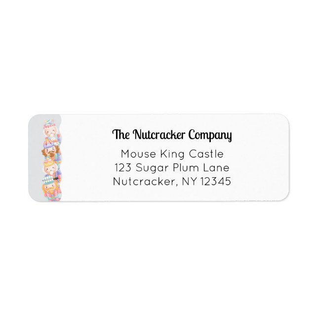 Nutcracker  return address label (Front)