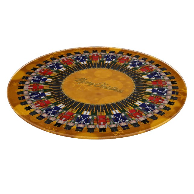 Nutcracker Ring-ROUND CUTTING BOARD (Corner)