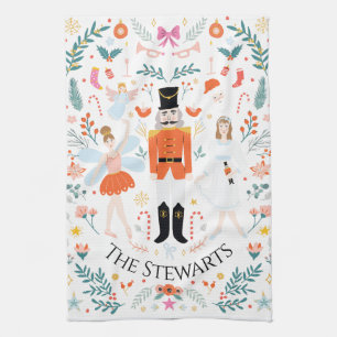 Nutcracker Scene Personalised Kitchen Towel