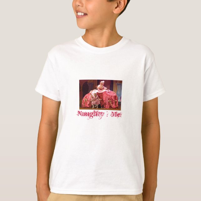 Nutcracker Shirt  Naughty ? Me? (Front)