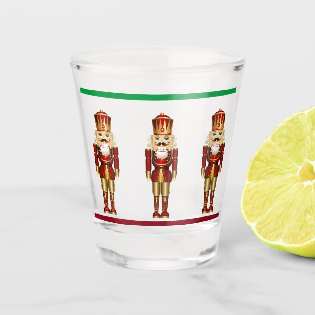Nutcracker Shot Glass Christmas Gift (Front)