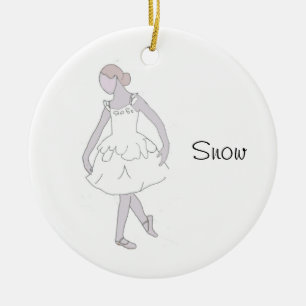 Nutcracker Snow Keepsake Ornament