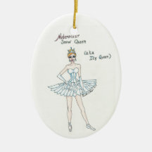 Nutcracker Snow Queen Ornament