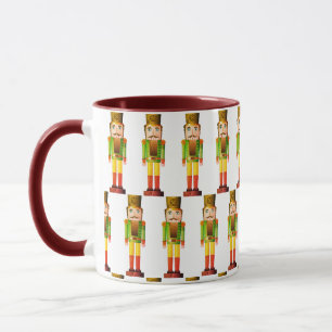 Nutcracker Soldier Green Christmas Mug