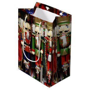 Nutcracker Soldiers Christmas Medium Gift Bag