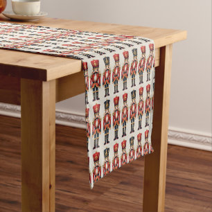 Nutcracker Soldiers Christmas  Short Table Runner