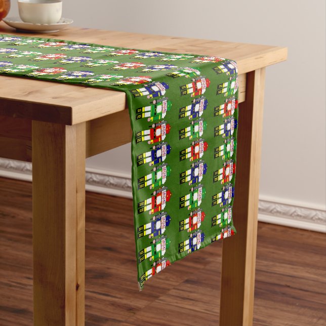 Nutcracker Soldiers Christmas Short Table Runner (In Situ)