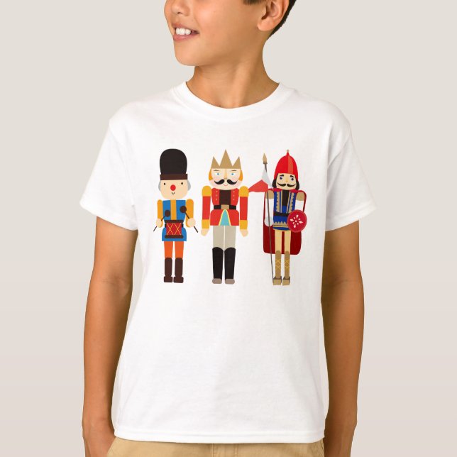 Nutcracker Soldiers - Lovely and Cute T-Shirt (Front)