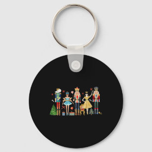 Nutcracker Squad Ballet Dance Christmas Matching F Key Ring